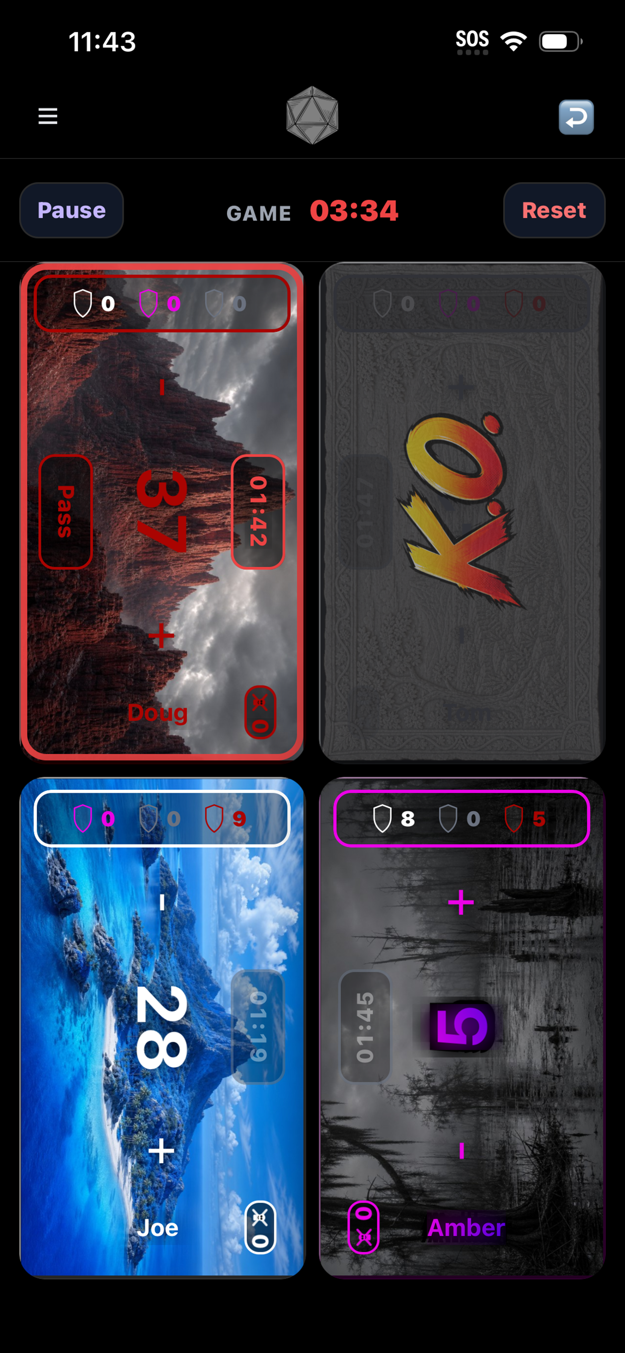 Mythic Life Counter