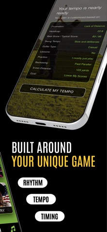 Golf BPM Swing Tempo Music screenshot