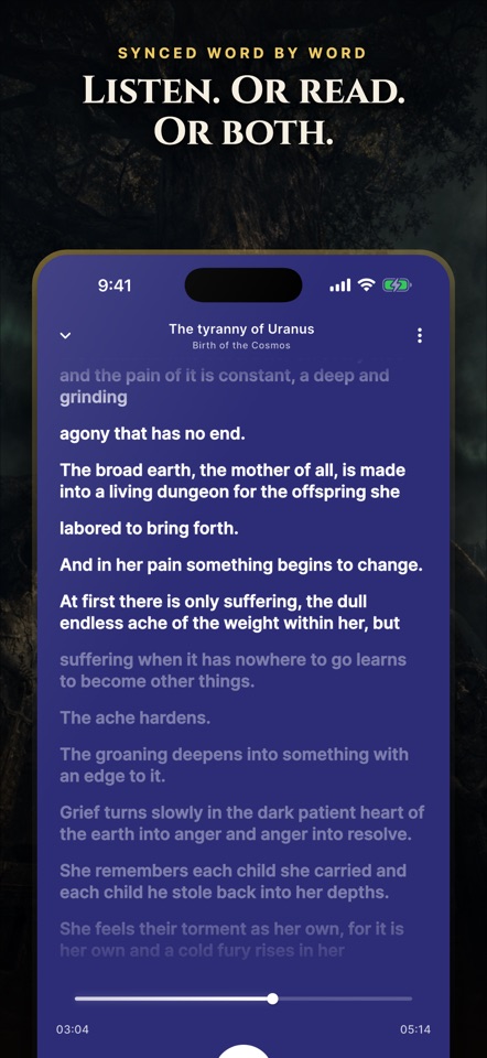 MythologyNow: Audio Myths screenshot 5