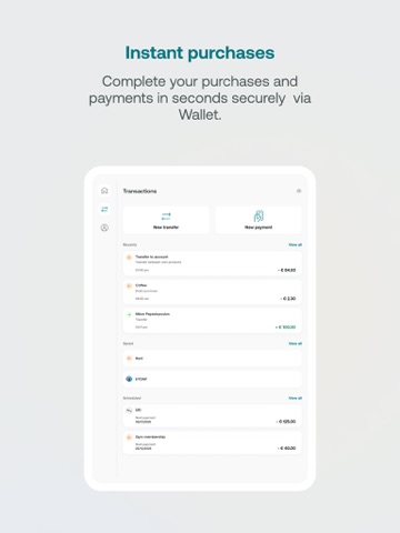 NBG Mobile Banking iPad screenshot 4 - Finance app