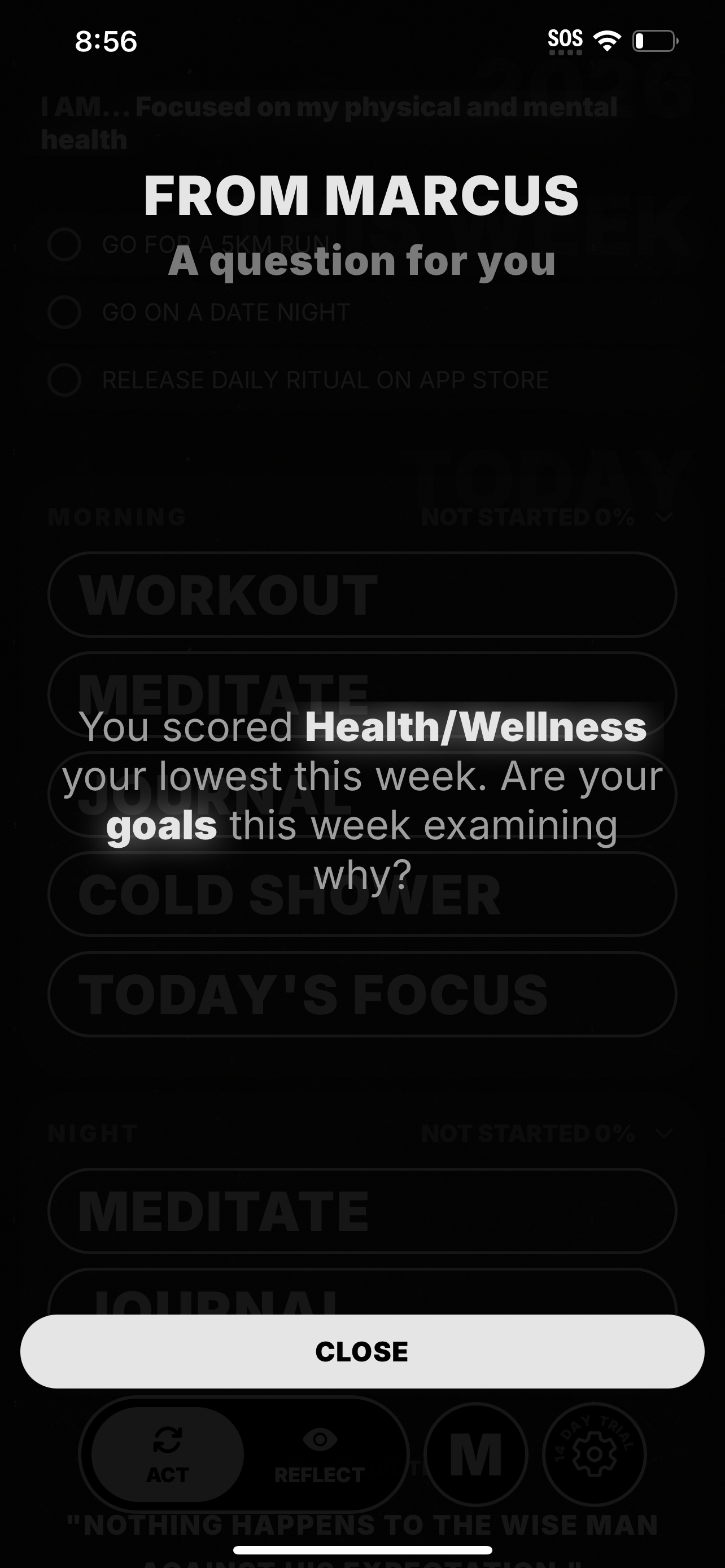 Daily Ritual: Examined Life