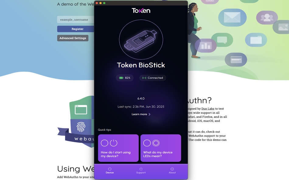 #3. Token Desktop Utility (macOS) Podle: Tokenize Inc.