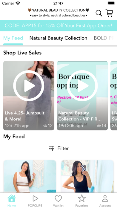 Cali Moon Boutique Screenshot
