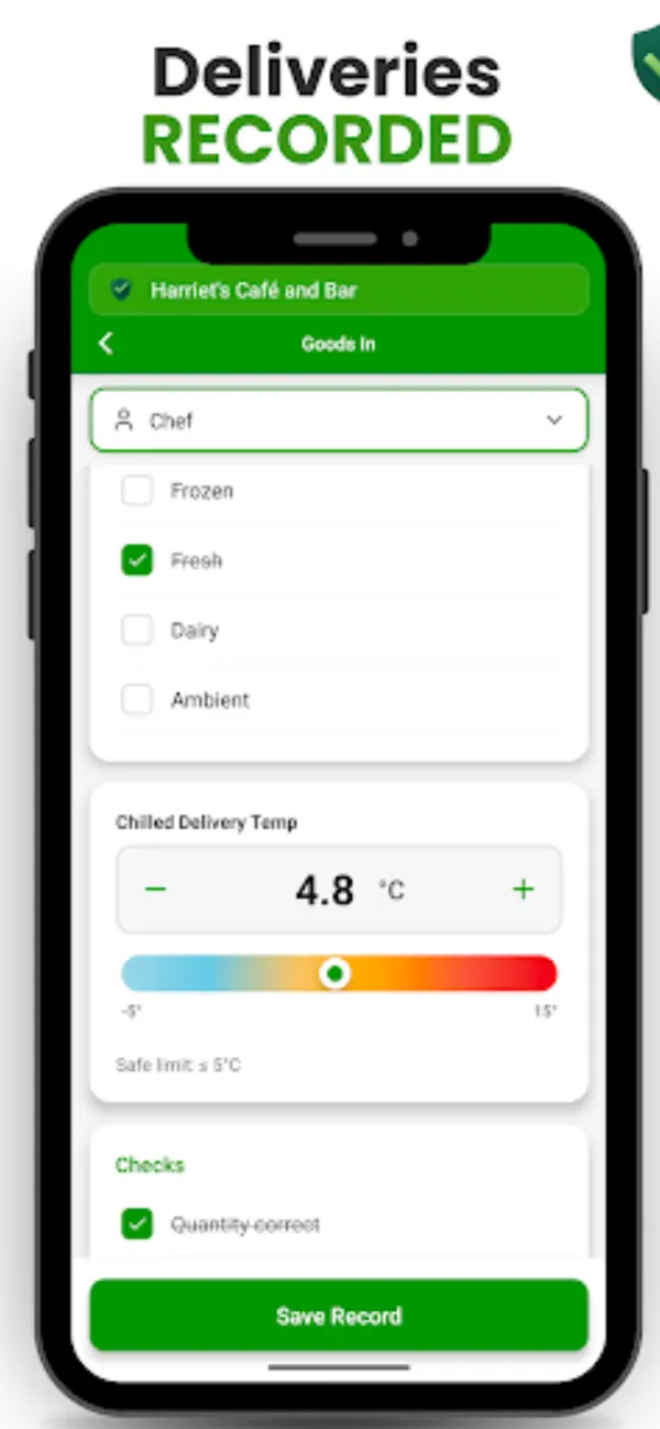 Screenshot #3 pour Food Safety App – HACCP