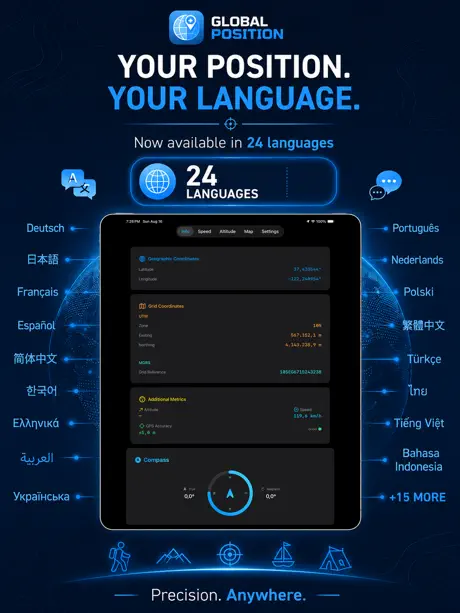 Global Position on iPad — screenshot 1