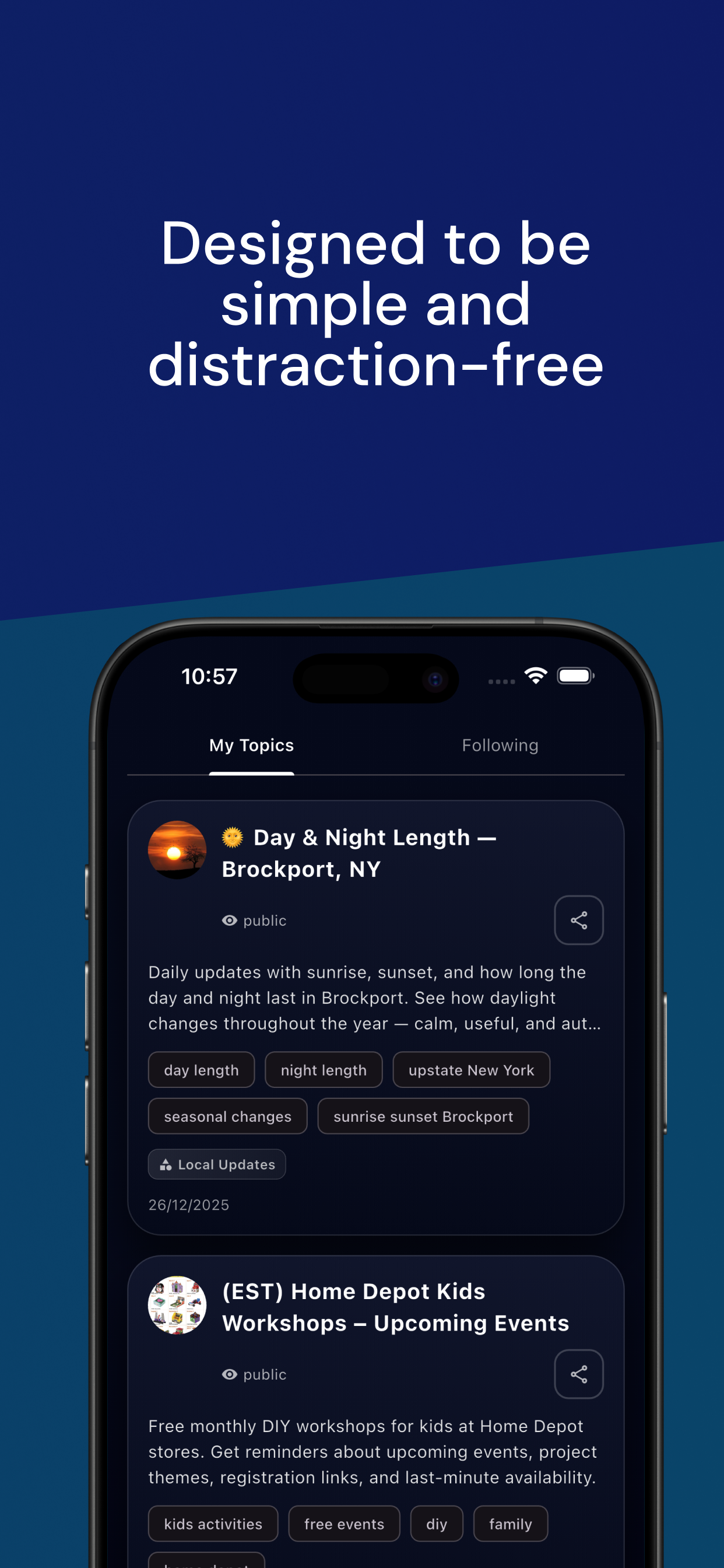Beeprly - Topic Alerts