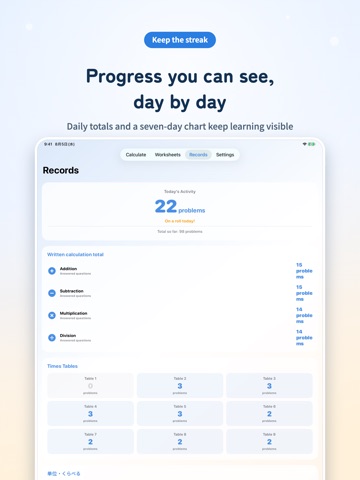 CalcMaster - Math Practice iPad screenshot