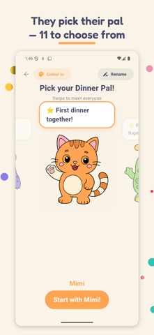 Dinner Pals: Kids Visual Timer Screenshot 7 of 8