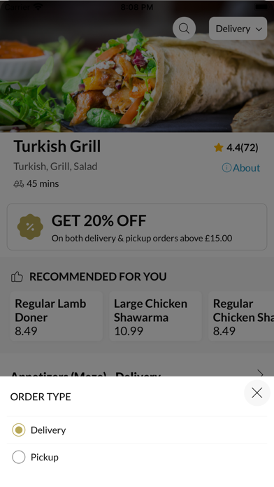 Turkish Grill Birmingham Screenshot