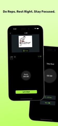 Workout - Fitness App iPhone screenshot