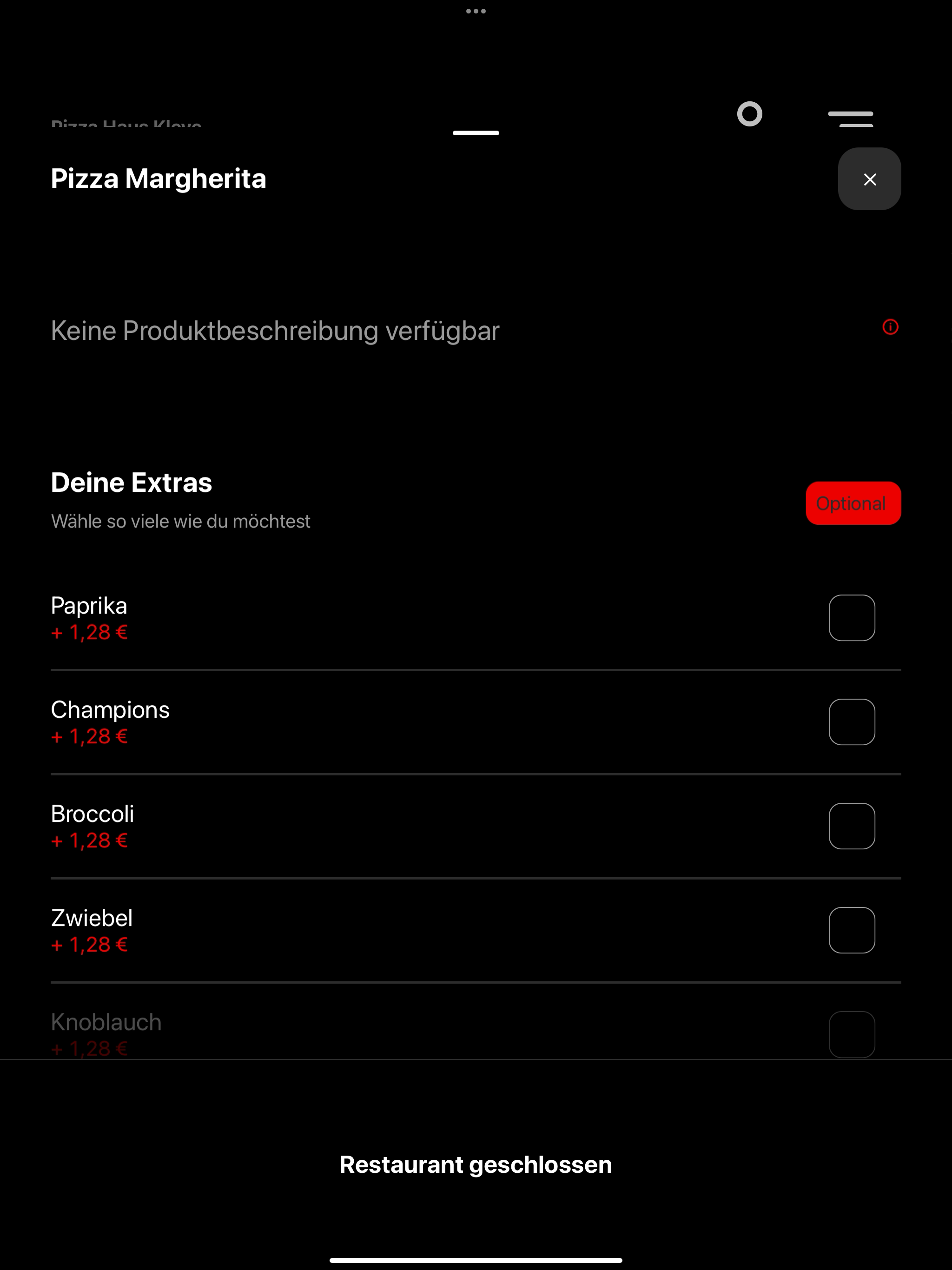 Pizza Haus Kleve screenshot 8