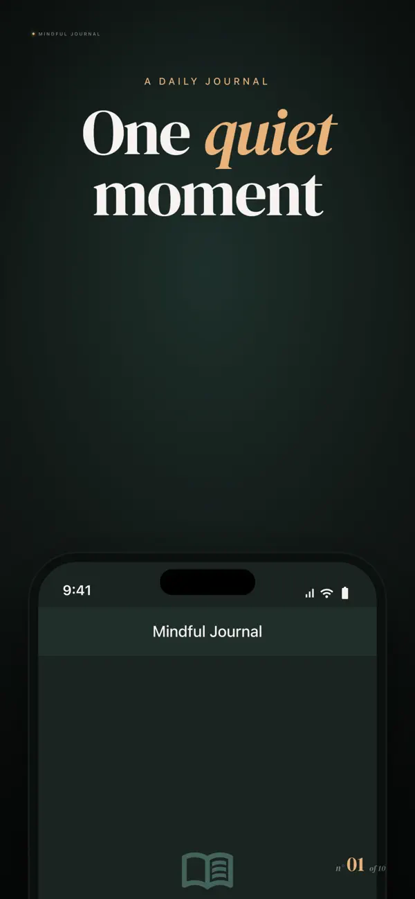 Screenshot #1 pour Mindful Journal Reflect & Grow