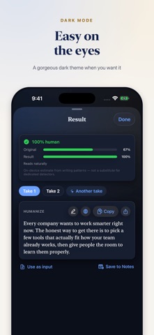 AI Text Rewriter: Humanize screenshot