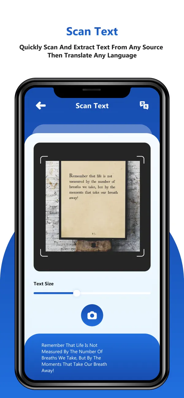 Screenshot #1 pour Text Scanner - Text From Photo