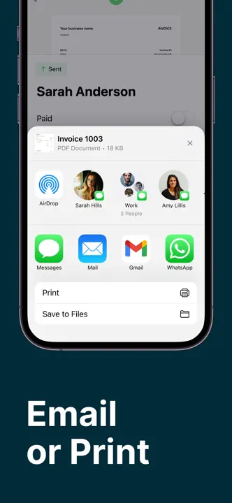 Invoice Maker ▸ Estimate App: Screenshot 2 von 5