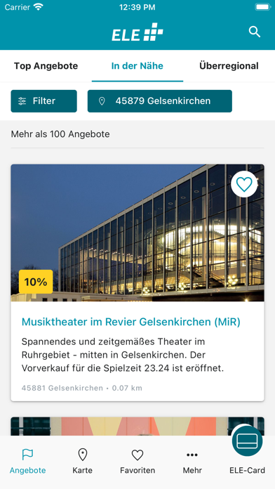 ELE Card App Screenshot