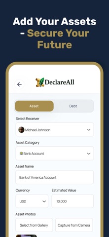 DeclareAll: Digital Will Screenshot 4 of 8