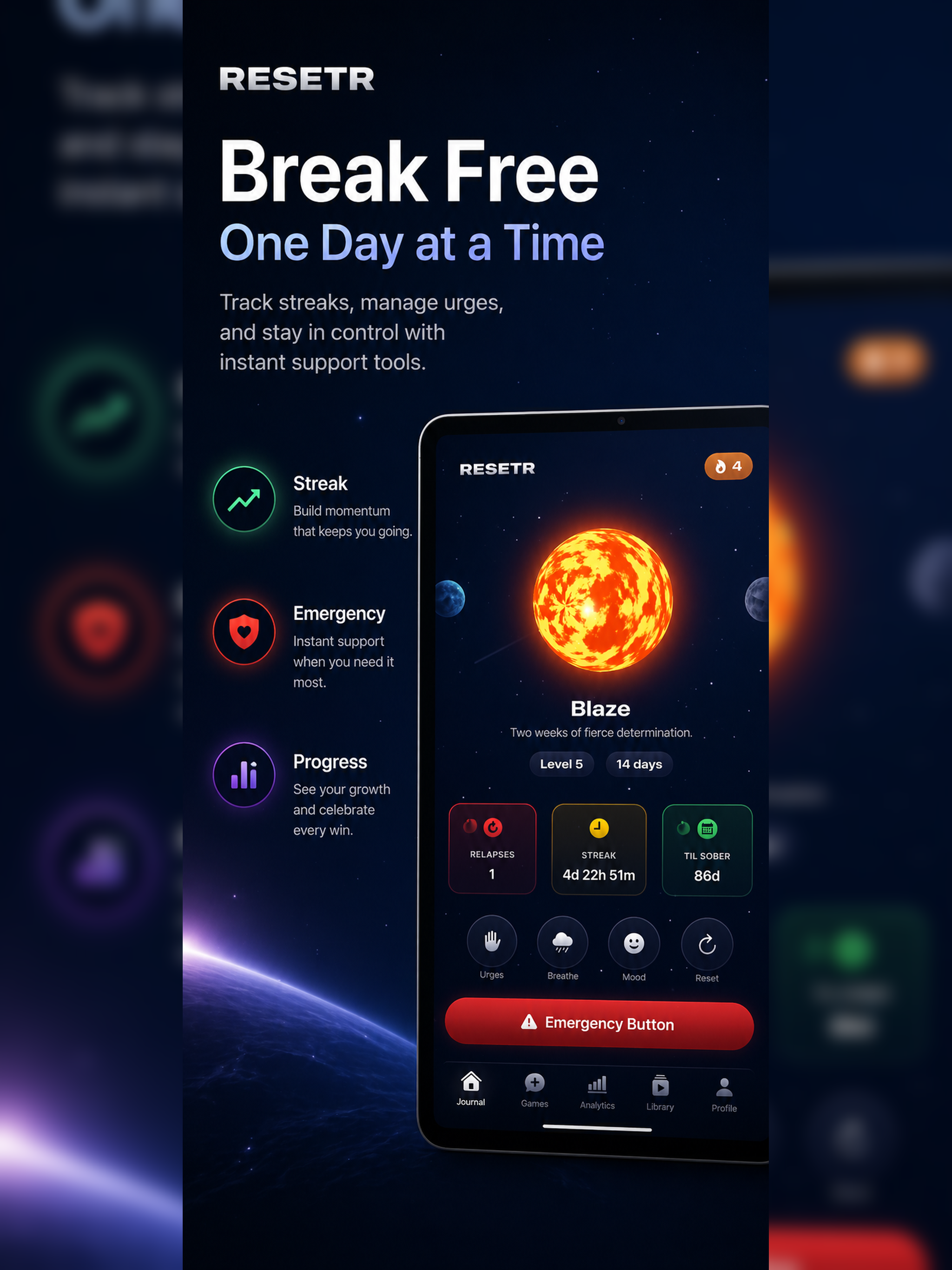Resetr: Quit & Recover