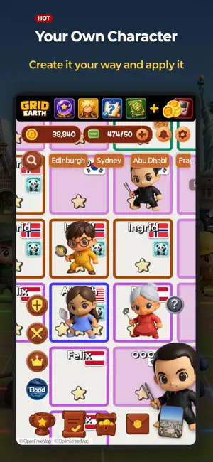 GRIDEARTH : World Land Grab screenshot 1