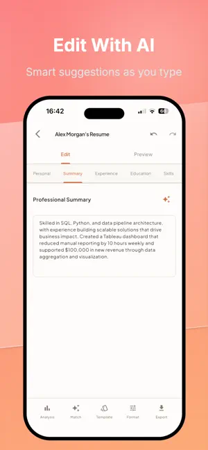 Atlas Resume:AI Resume Builder screenshot 3