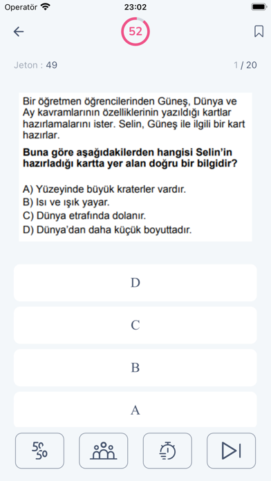 Açık Ortaokul Testleri Screenshot
