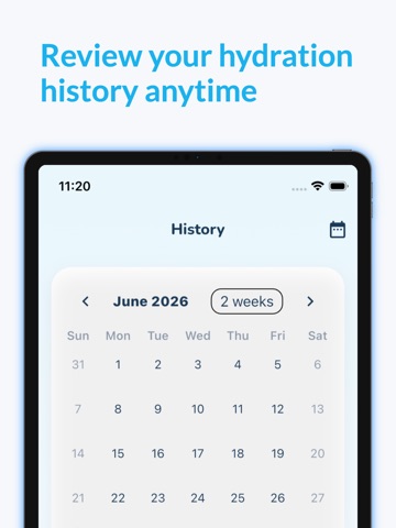 Water Drinking Daily Reminder iPad screenshot
