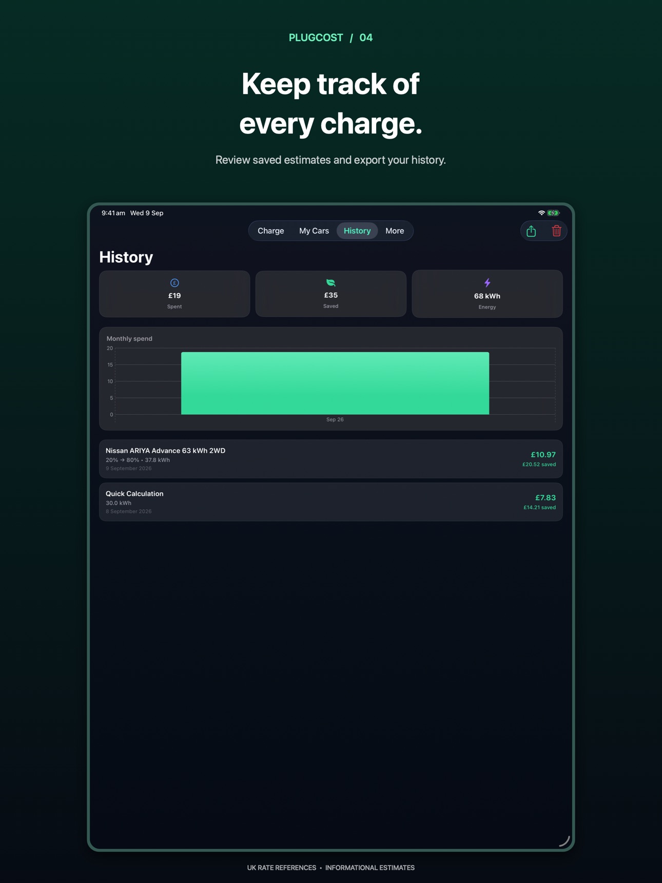 Screenshot 8 of PlugCost