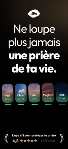 Khushu: Prière & Temps d'écran iPhone screenshot 1