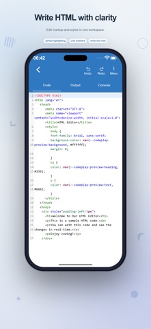 HTML Editor: Code & Preview Screenshot 2 of 10