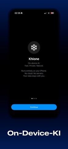 Khione iPhone screenshot