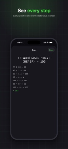 Programmer Calculator: Hex iPhone screenshot 3