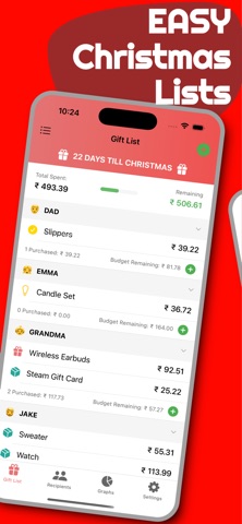 Christmas List Maker & Tracker screenshot