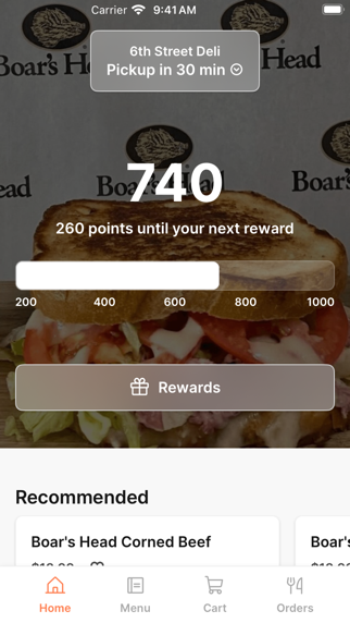 6th Street Deli iPhone screenshot 1 - Food & Drink app