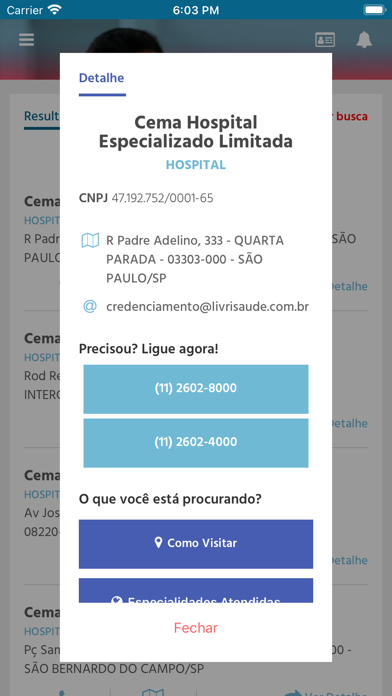Livri Saúde Screenshot