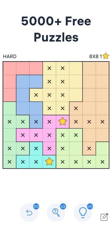 Star Battle! Logic Puzzles screenshot 2