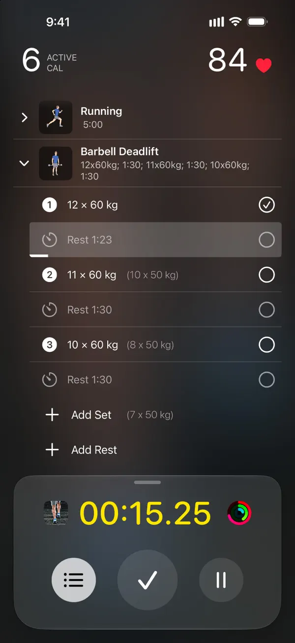 Reps & Sets 26 iPhone App Screenshot 10 – Gesundheit & Fitness