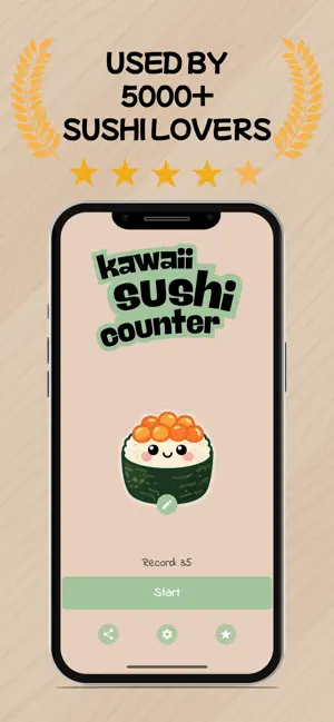Kawaii Sushi Counter: Kawashi iPhone screenshot 2