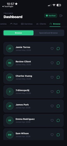 Infitivy iPhone screenshot