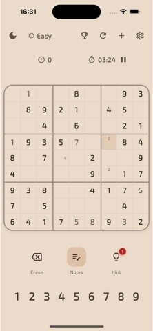Sudoku - Pure Grid Screenshot 1 of 8
