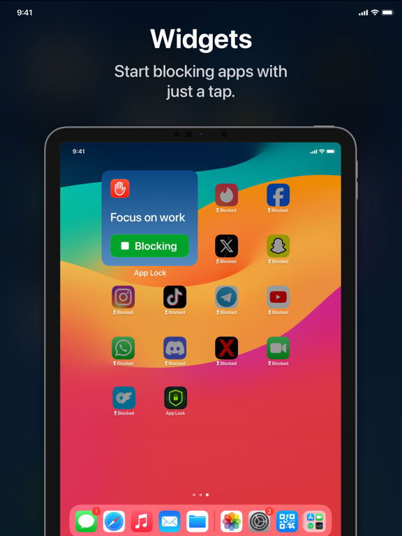 App Lock iPad screenshot 4 - Productivity app