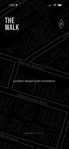 THE WALK Audio Installation screenshot