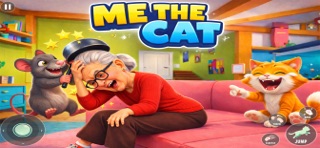 My Bad Cat Granny Simulator 3D iPhone screenshot