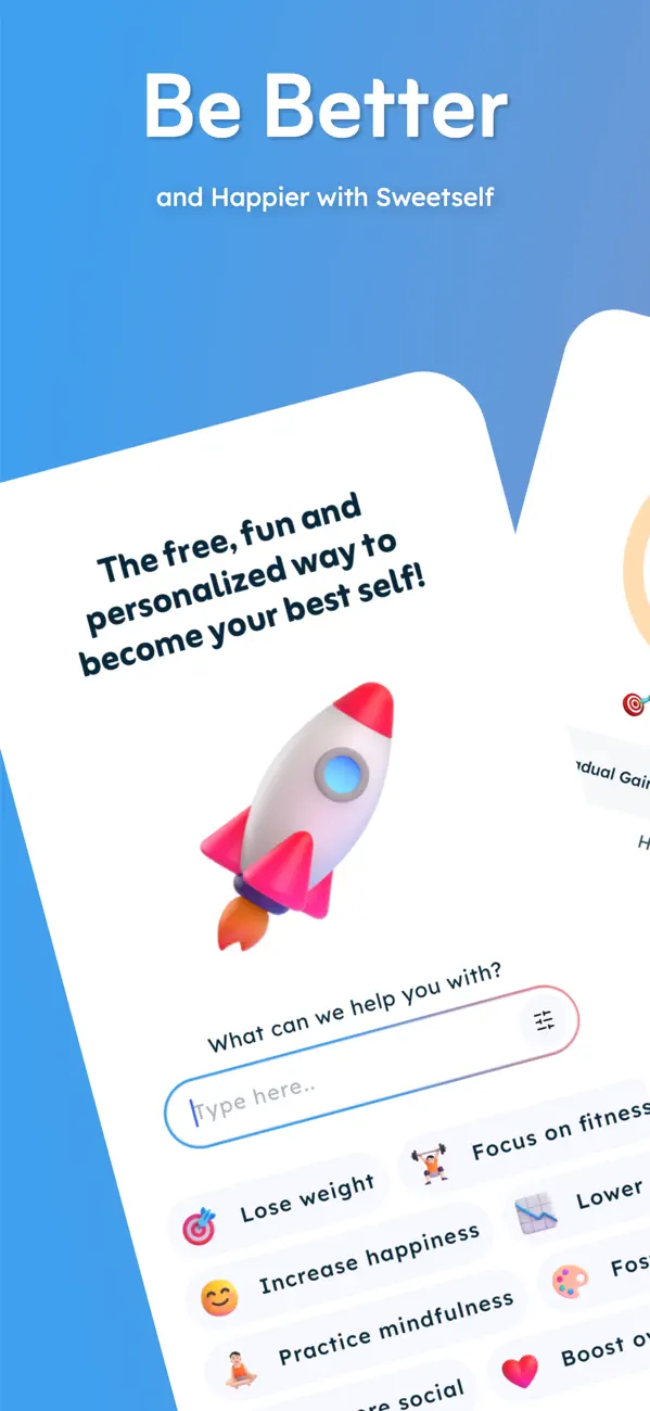 Screenshot #1 pour Sweetself: Level Up Your Life