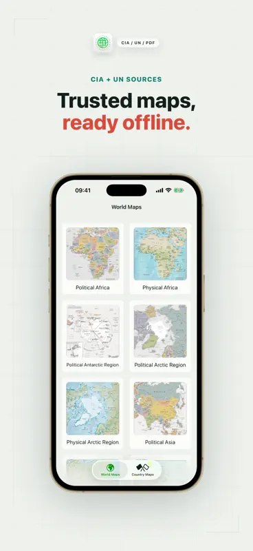 World Maps — Offline Atlas screenshot 1 of 10