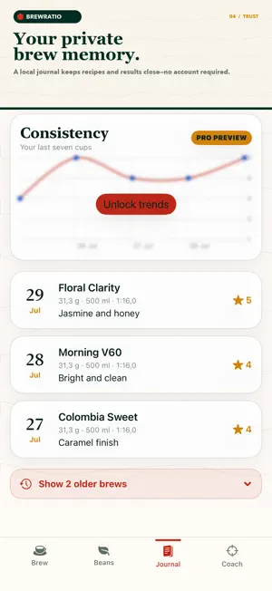 BrewRatio: Coffee Calculator screenshot 4