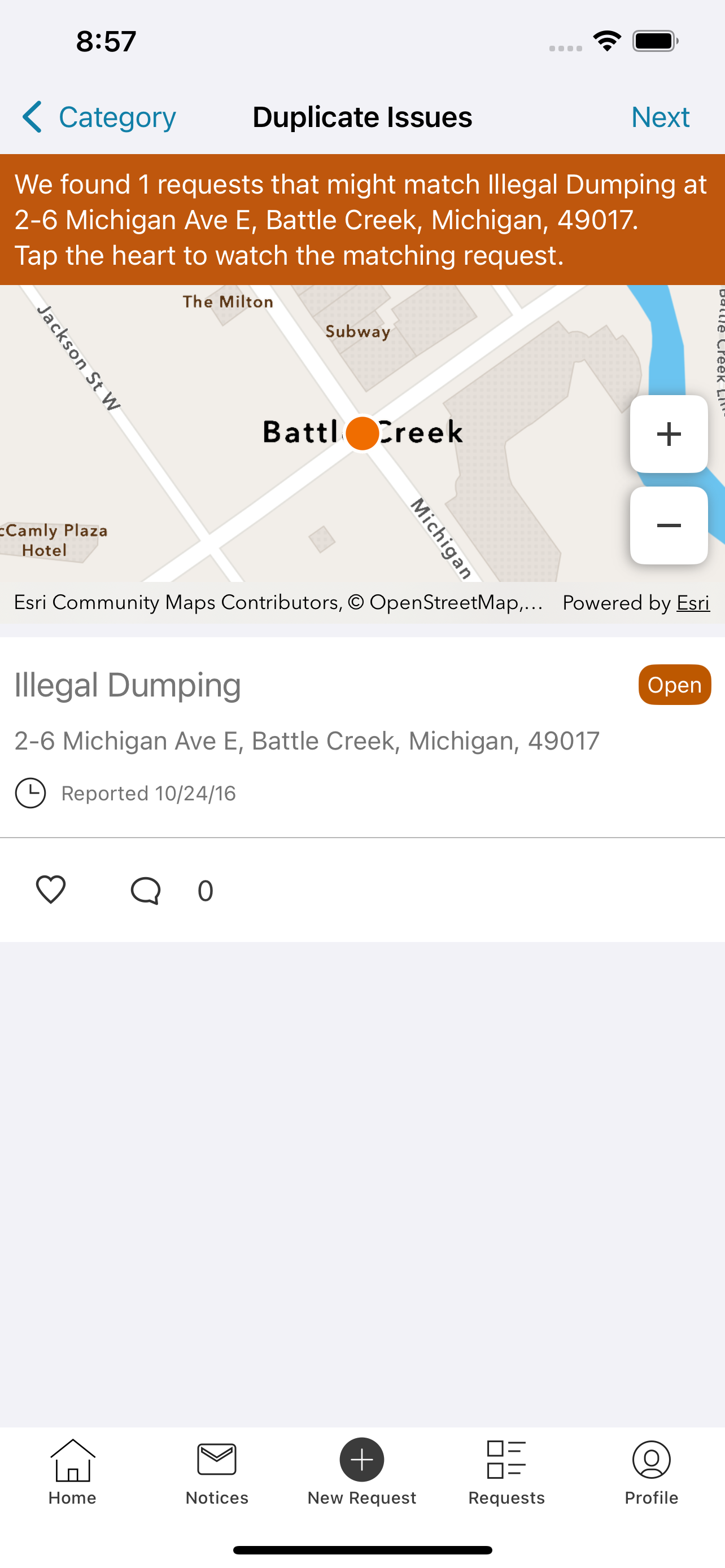 Battle Creek MI 311