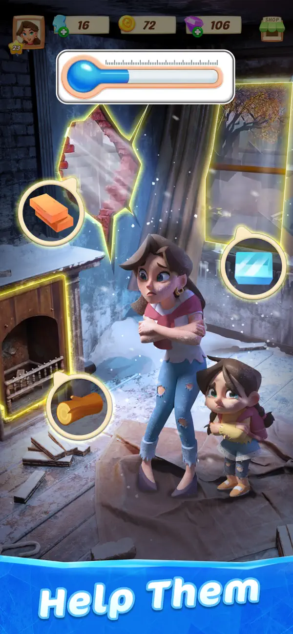 Whisper Castle: Merge & Story iOS Mod IPA screenshot 2 - iOS game interface