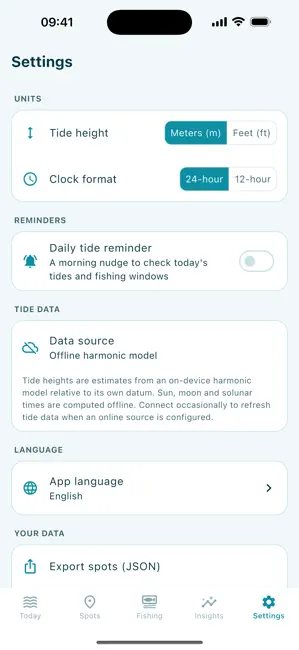 TideMate: Tides & Fishing iPhone screenshot 5