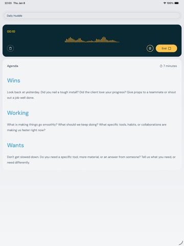 LeanScaper AI iPad screenshot