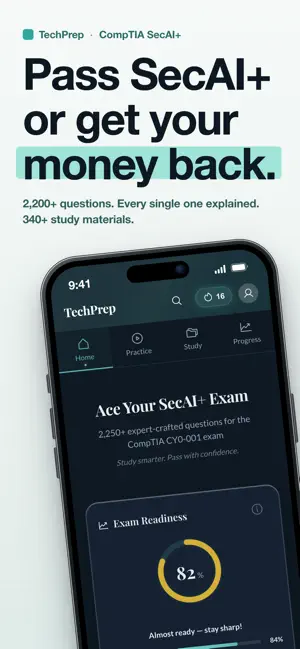 CompTIA SecAI+ Exam Prep 2026 screenshot 1